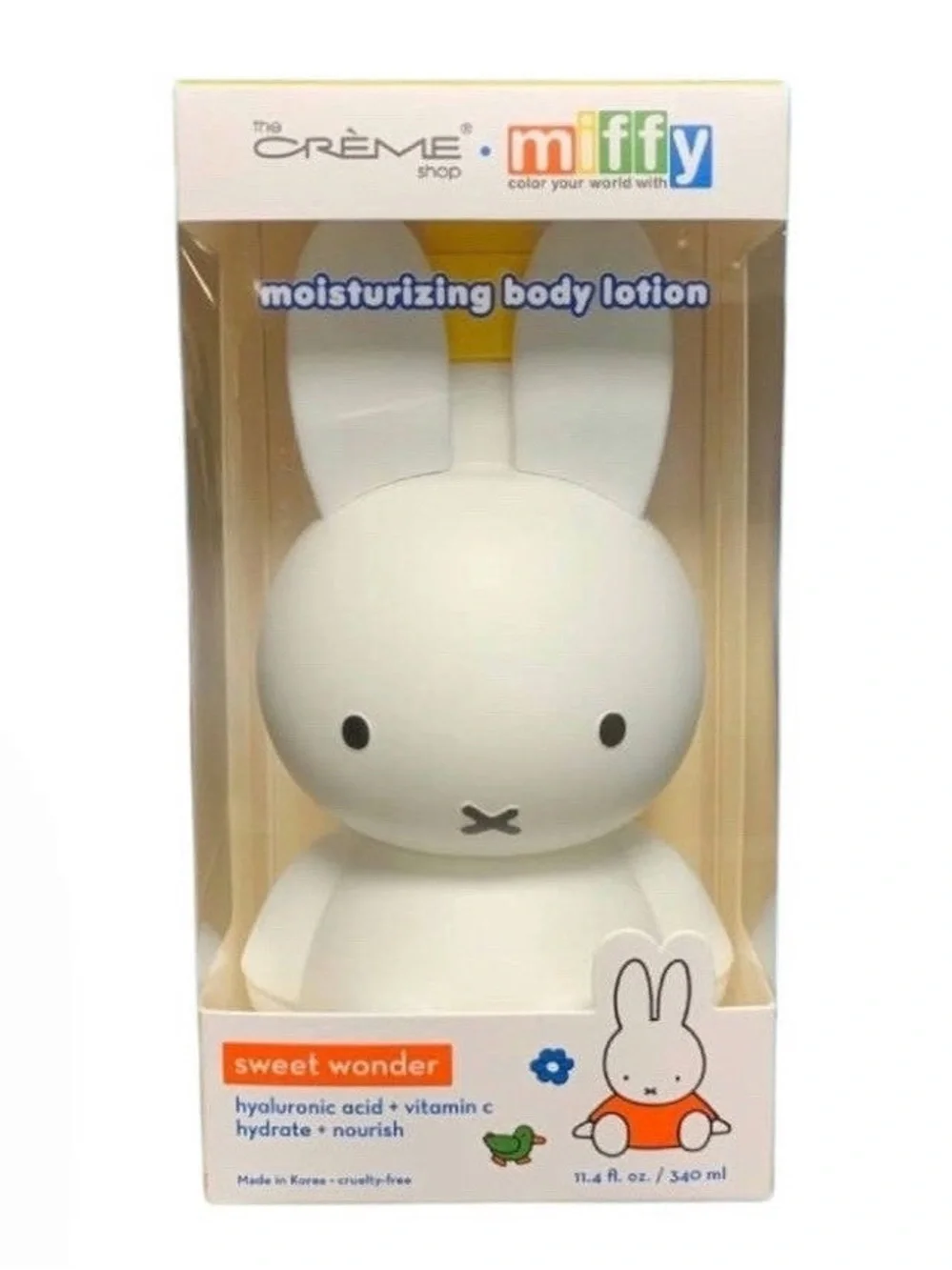 The Creme Shop X Miffy Moisturizing Sweet Wonder Body Lotion - NIB